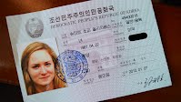 Sophie Schmidt's North Korean ID card