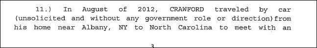 From a FBI affidavit filed in New York regarding Chris Barker of the Loyal White Knights of the Ku Klux Klan