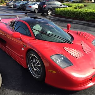A photo of the Mosler racing car owned by Savopoulos posted by Jordan Wallace in April on one of his social media sites