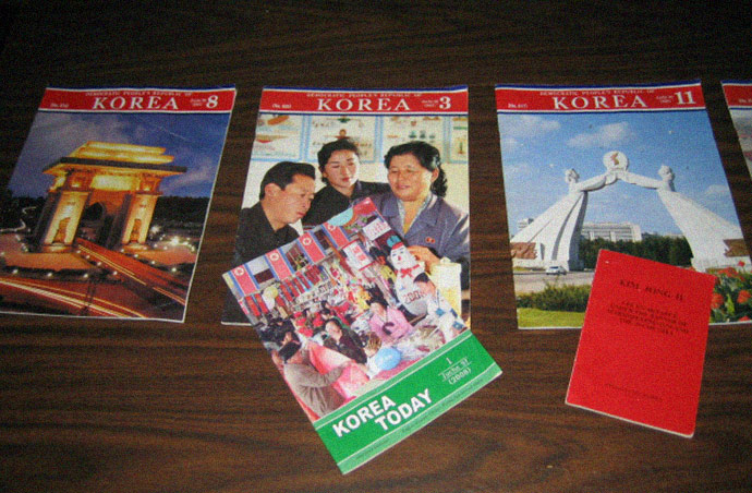 Literature and propaganda material also sent by the North Korean government to the Rural People's Party (RPP)
