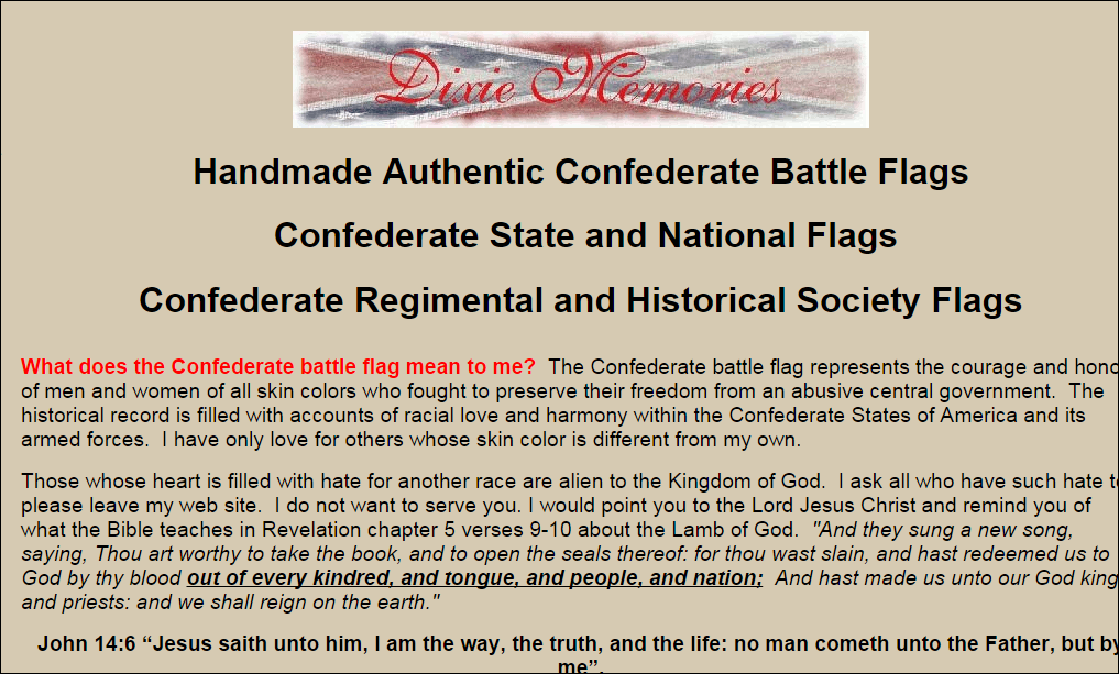 pleaseleave my site if you are racist