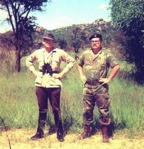 Northwest Front founder Covington in Rhodesia 1975