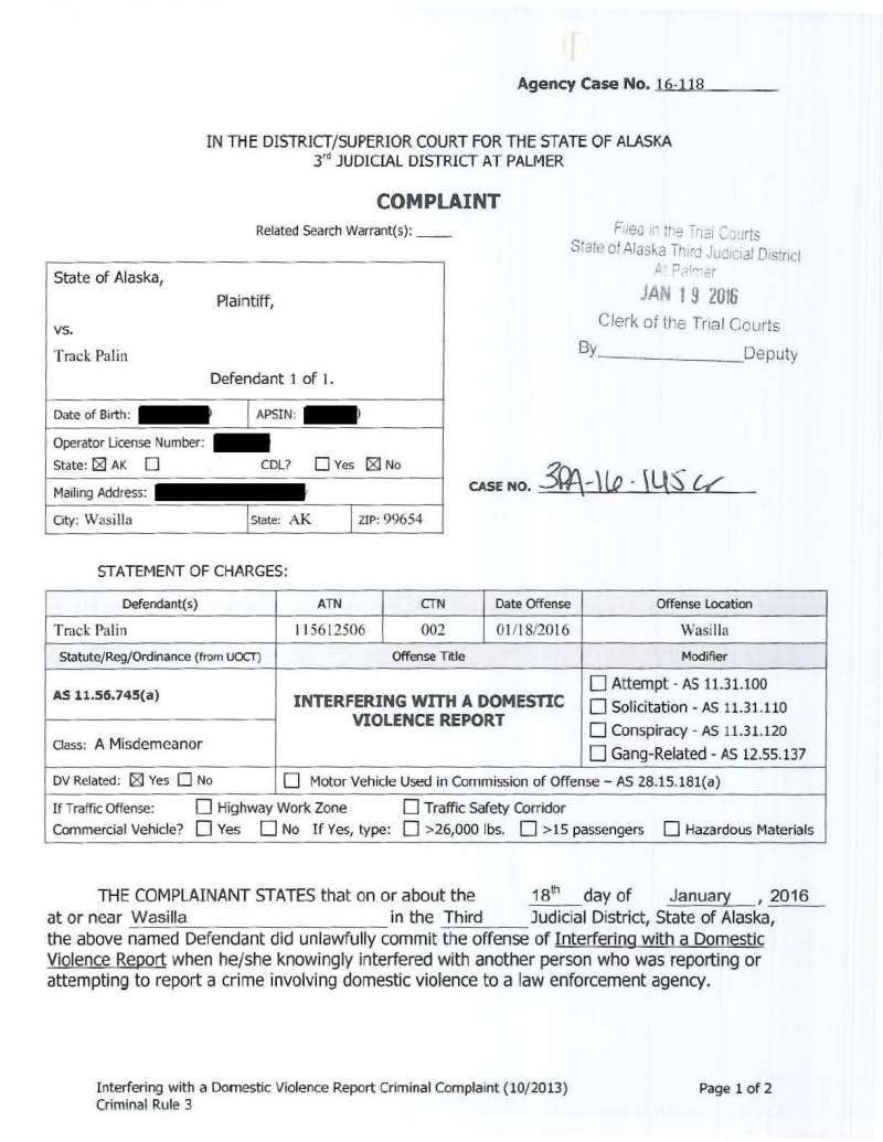 More from last week's police report