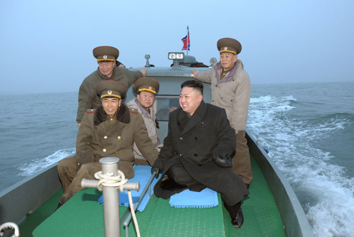 RGB head General Kim Yong Chol with regime leader Kim Jong Un