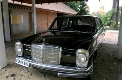 Pol Pot's car in storage in Phnom Penh