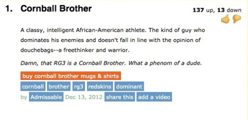 New Urban Dictionary Entry for
