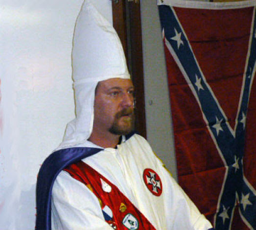 Chris barker, Imperial Wizard of the Loyal White Knights of the KKK