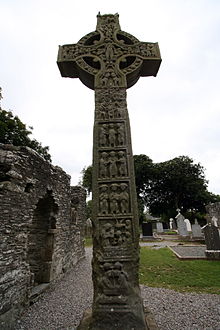 The Celtic Cross statue in Monasterboice, Ireland