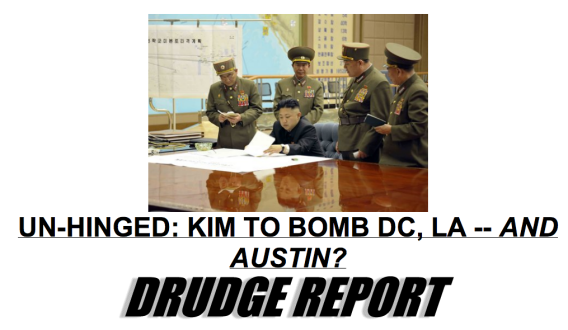 One headline from a story picked up from the NKNews.org story